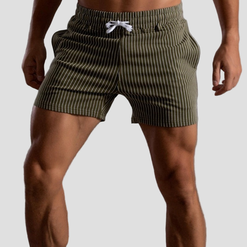 Gestreifte Sommer Shorts für Elegante Looks 0