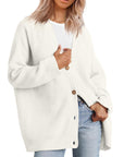 Gestreifte Strickjacke Damen mit entspannter Silhouette 6