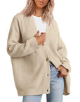 Gestreifte Strickjacke Damen mit entspannter Silhouette 8