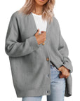 Gestreifte Strickjacke Damen mit entspannter Silhouette 9