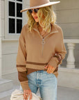 Gestreifter Damenpullover mit Retro-Charme 3