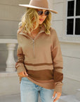 Gestreifter Damenpullover mit Retro-Charme 4