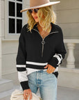 Gestreifter Damenpullover mit Retro-Charme 9