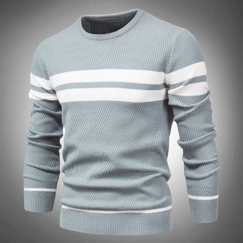 Gestreifter Pullover mit sportlicher Eleganz 1