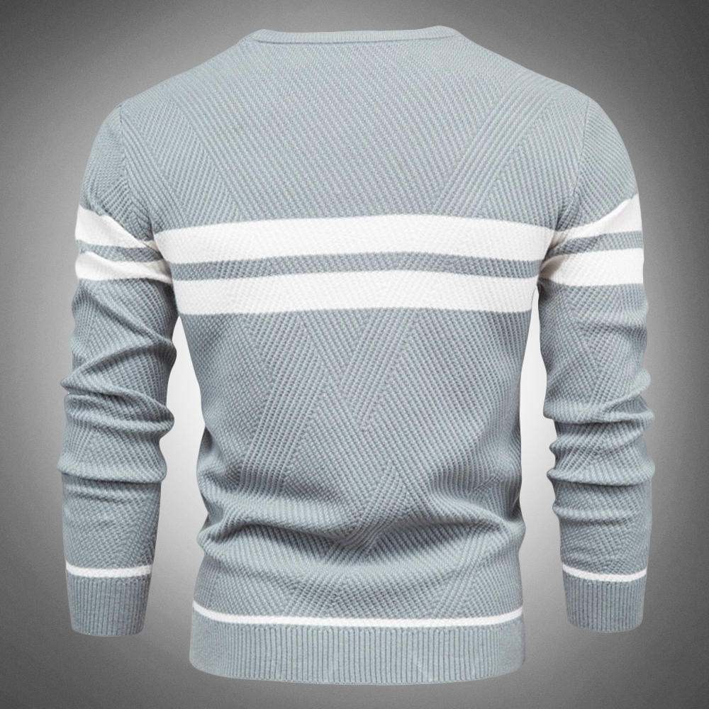 Gestreifter Pullover mit sportlicher Eleganz 2
