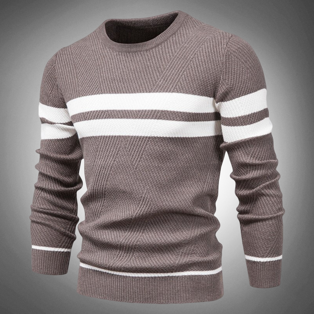 Gestreifter Pullover mit sportlicher Eleganz 5