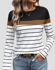 Gestreiftes Damen T-Shirt für femininen Chic 0