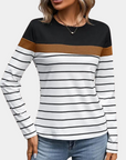 Gestreiftes Damen T-Shirt für femininen Chic 1