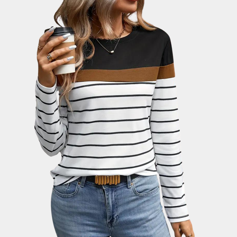 Gestreiftes Damen T-Shirt für femininen Chic 3