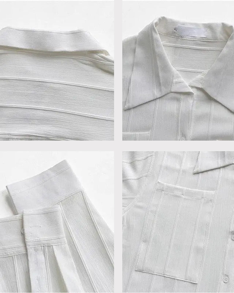 Gestreiftes Shirt mit elegantem Schnitt 2