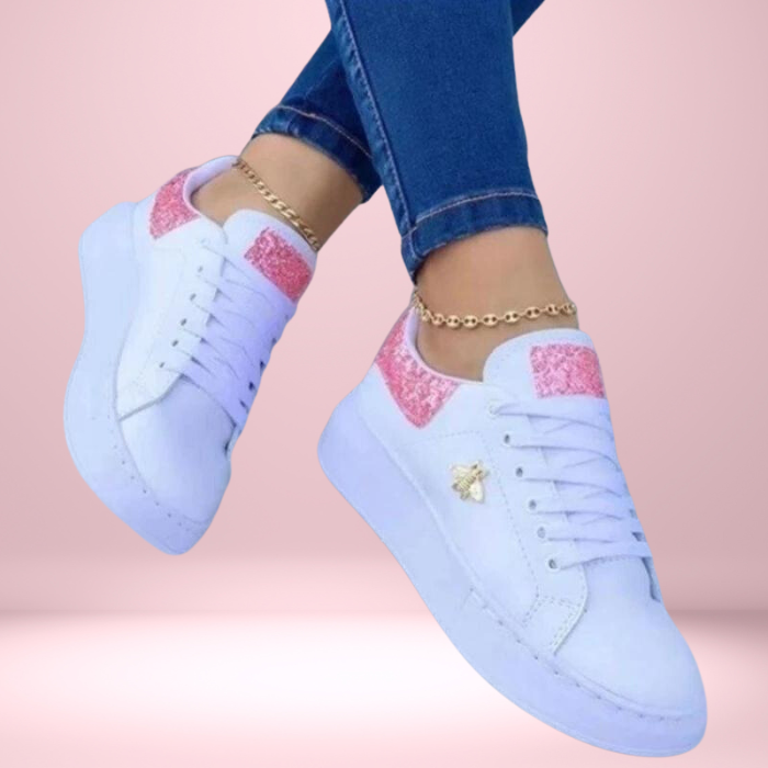 Glitzernde Sneakers aus Metallic-Leder – Bequeme und Stilvolle Turnschuhe für Jeden Anlass 2