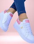 Glitzernde Sneakers aus Metallic-Leder – Bequeme und Stilvolle Turnschuhe für Jeden Anlass 2