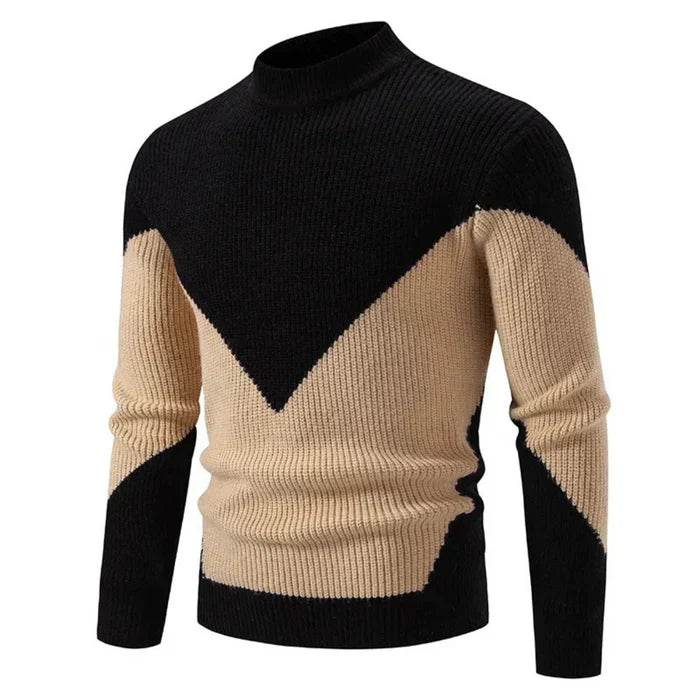 Gunther | Herren Strickpullover Stehkragen Grobstrick 6