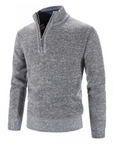 Halbarm Pullover mit modernem Reißverschluss 2