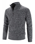 Halbarm Pullover mit modernem Reißverschluss 3