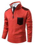 Halbzip Pullover mit modernem Akzent 4