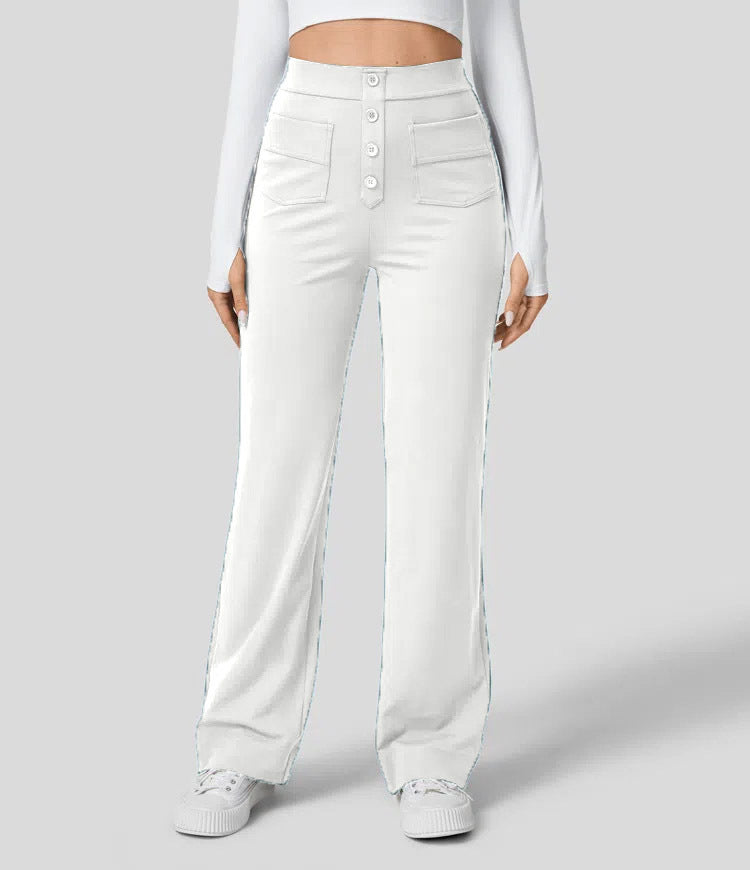 Hoch Taillierte Hose für Elegante Silhouette 4