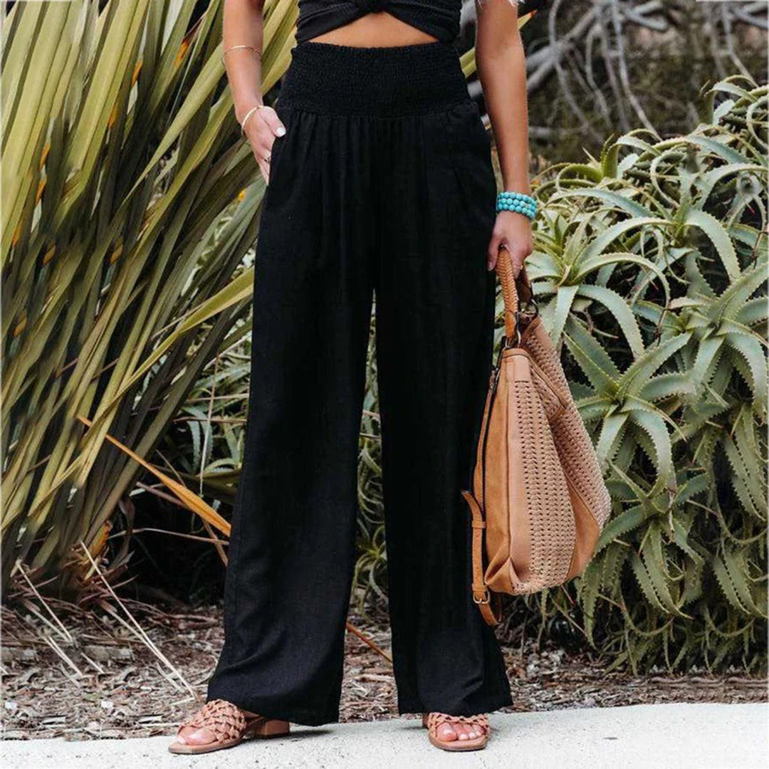 Hoch Taillierte Plisseehose für Femininen Chic 7