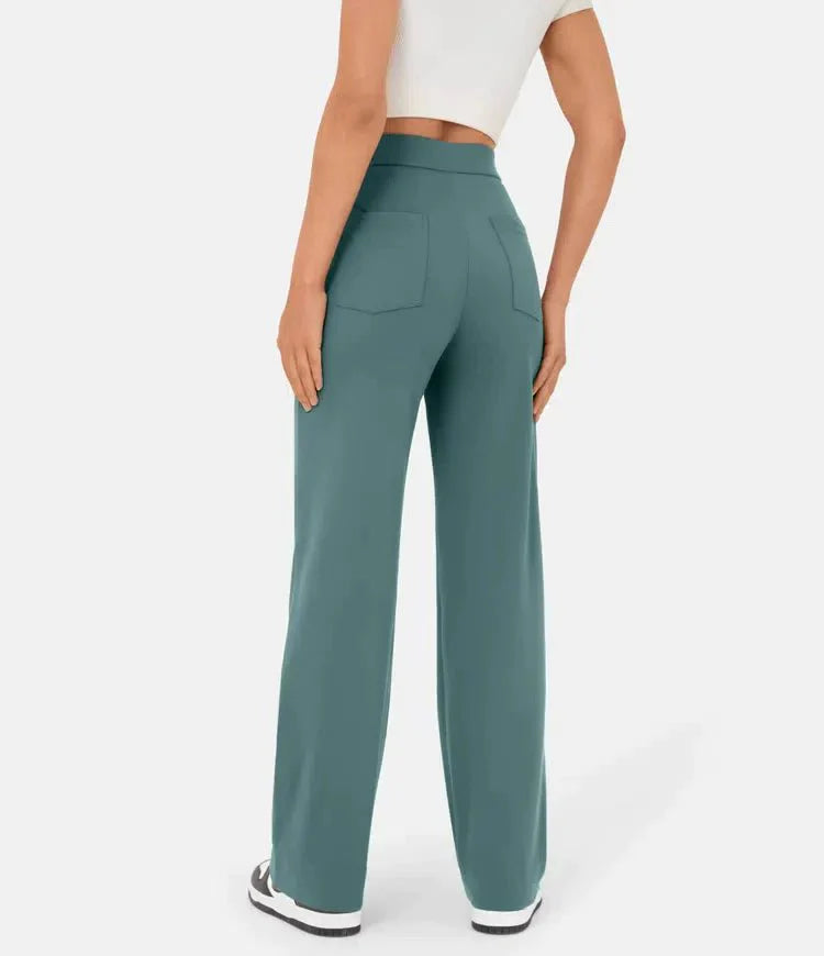 Hochtaillierte Weitbeinhose für elegante Anlässe 1