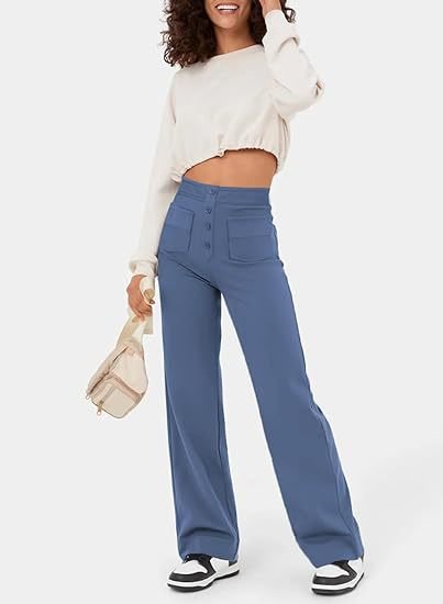 Hochtaillierte Weitbeinhose für elegante Anlässe 10
