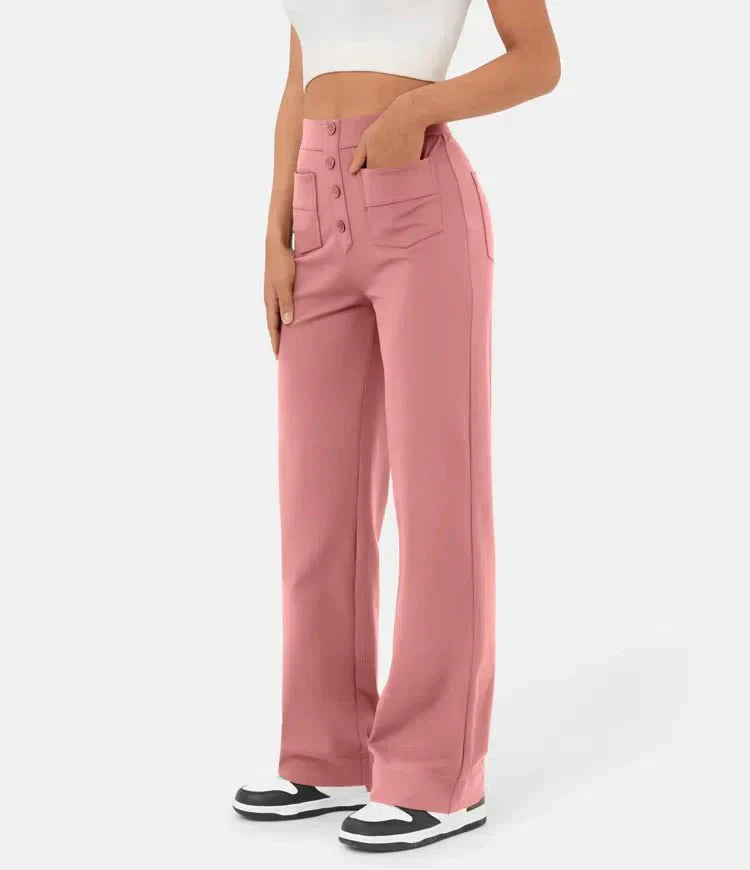 Hochtaillierte Weitbeinhose für elegante Anlässe 4