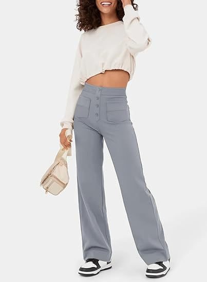 Hochtaillierte Weitbeinhose für elegante Anlässe 9