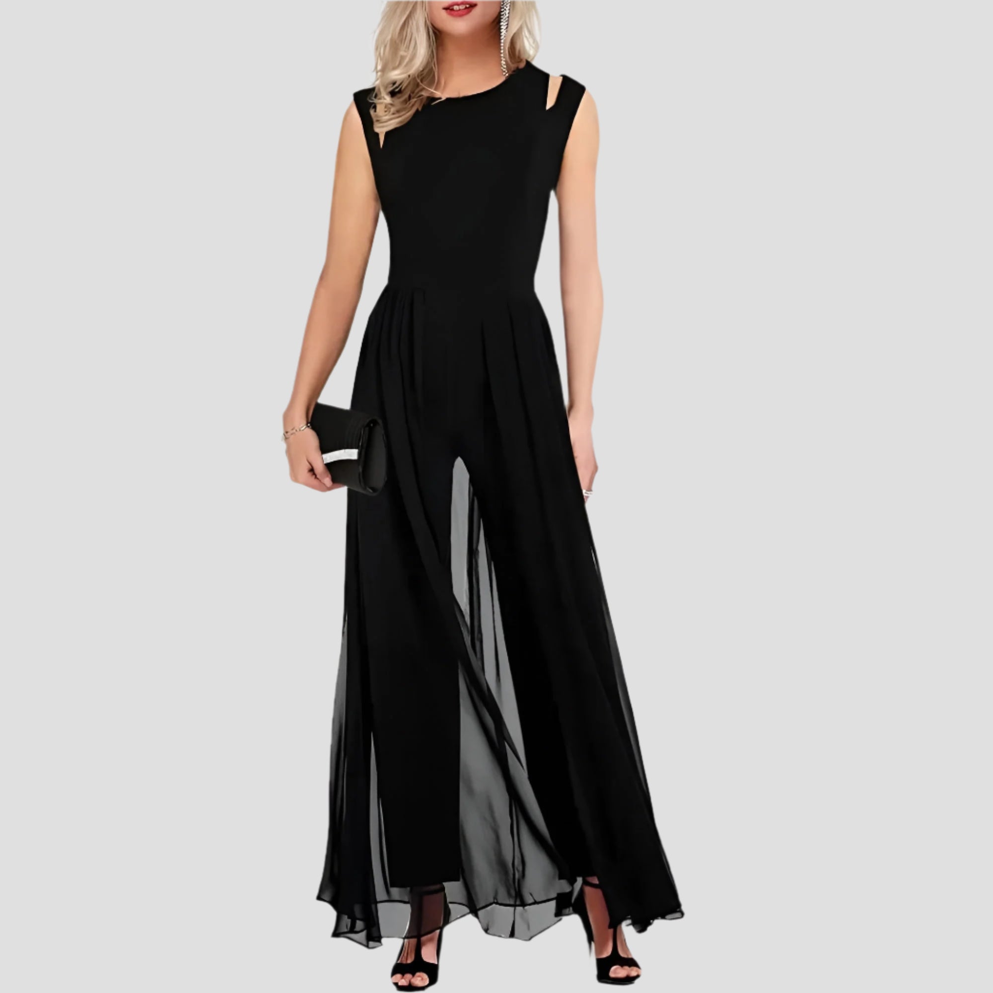 Eleganter Jumpsuit für Damen – Leichtes Material und Fließender Schnitt für Sommernächte 1