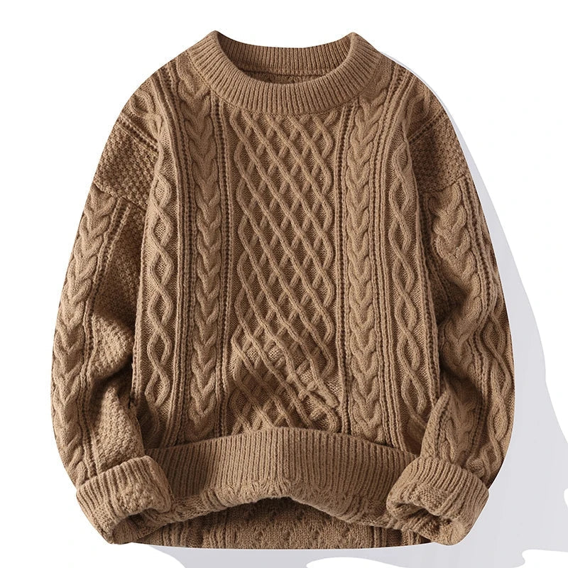 Klassischer Pullover mit Kabelstrick für Eleganz 2