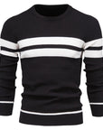 Klassischer Streifenpullover mit Elegantem Rundhalsausschnitt 11