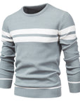 Klassischer Streifenpullover mit Elegantem Rundhalsausschnitt 2