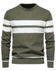 Klassischer Streifenpullover mit Elegantem Rundhalsausschnitt 5
