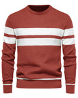 Klassischer Streifenpullover mit Elegantem Rundhalsausschnitt 6