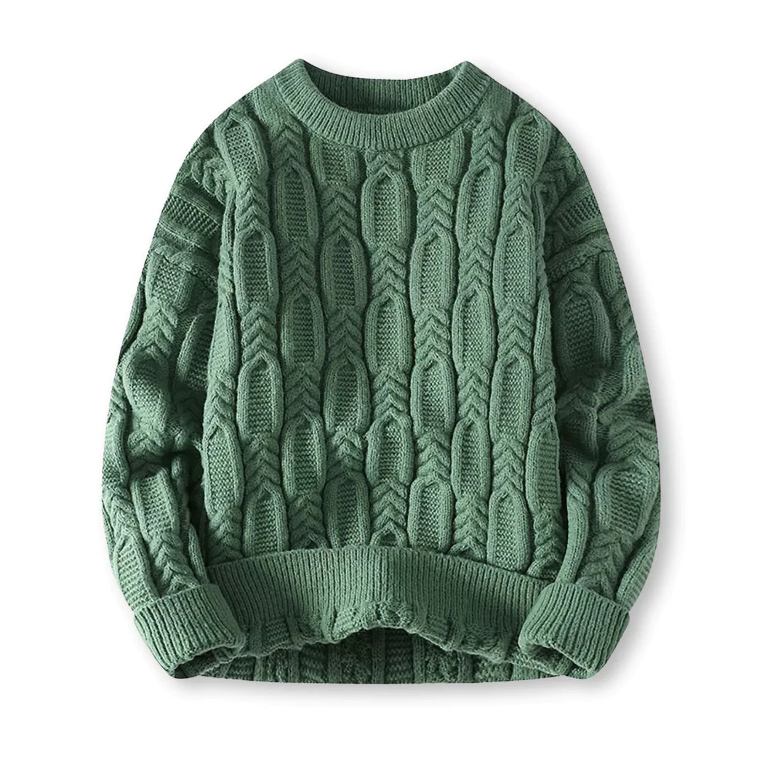 Klassischer Strickpullover für Stil und Wärme 0