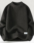 Klassischer Strickpullover mit Crew-Hals 1