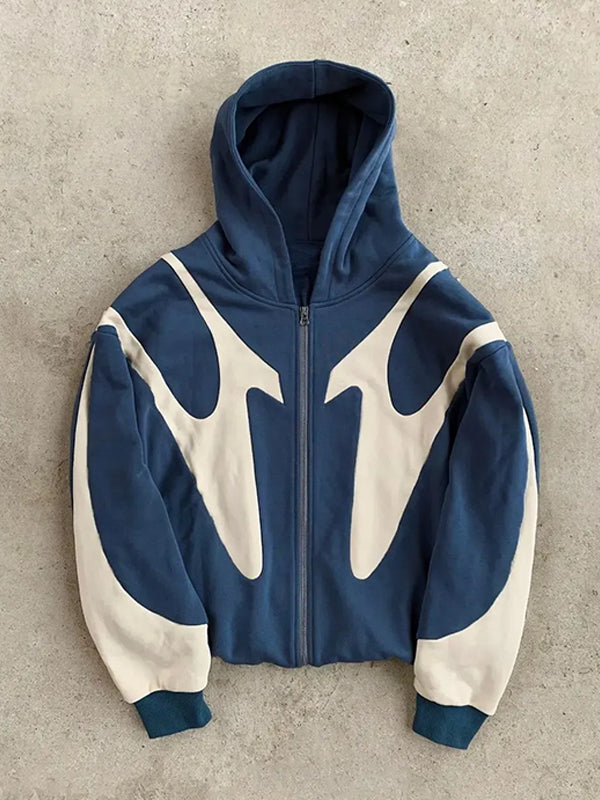 Lars | Herren Kapuzenpullover Reißverschluss Kontrastdesign 3