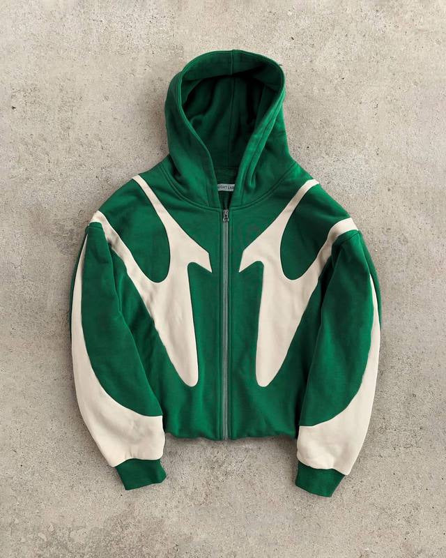 Lars | Herren Kapuzenpullover Reißverschluss Kontrastdesign 5