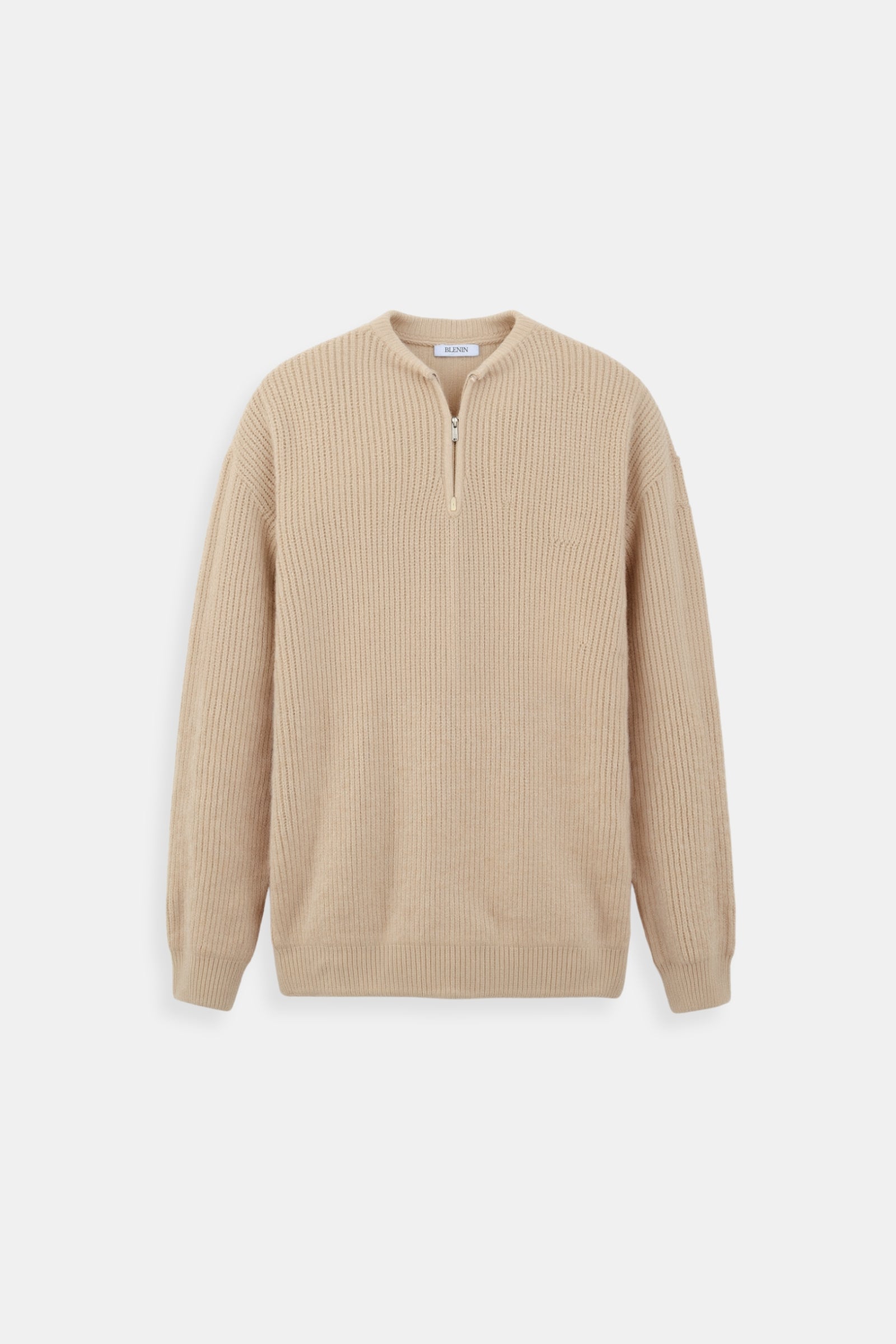 Lars | Herren Strickpullover Reißverschluss Rippstrick 0