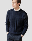 Lars | Herren Strickpullover Zopfstrick Feinstrick 8