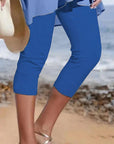 Bequeme Capri Leggings Damen aus Atmungsaktiver Baumwolle – Lässige Kurze Leggings für Sommer und Freizeit 2