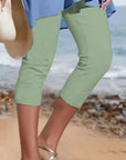 Bequeme Capri Leggings Damen aus Atmungsaktiver Baumwolle – Lässige Kurze Leggings für Sommer und Freizeit 3
