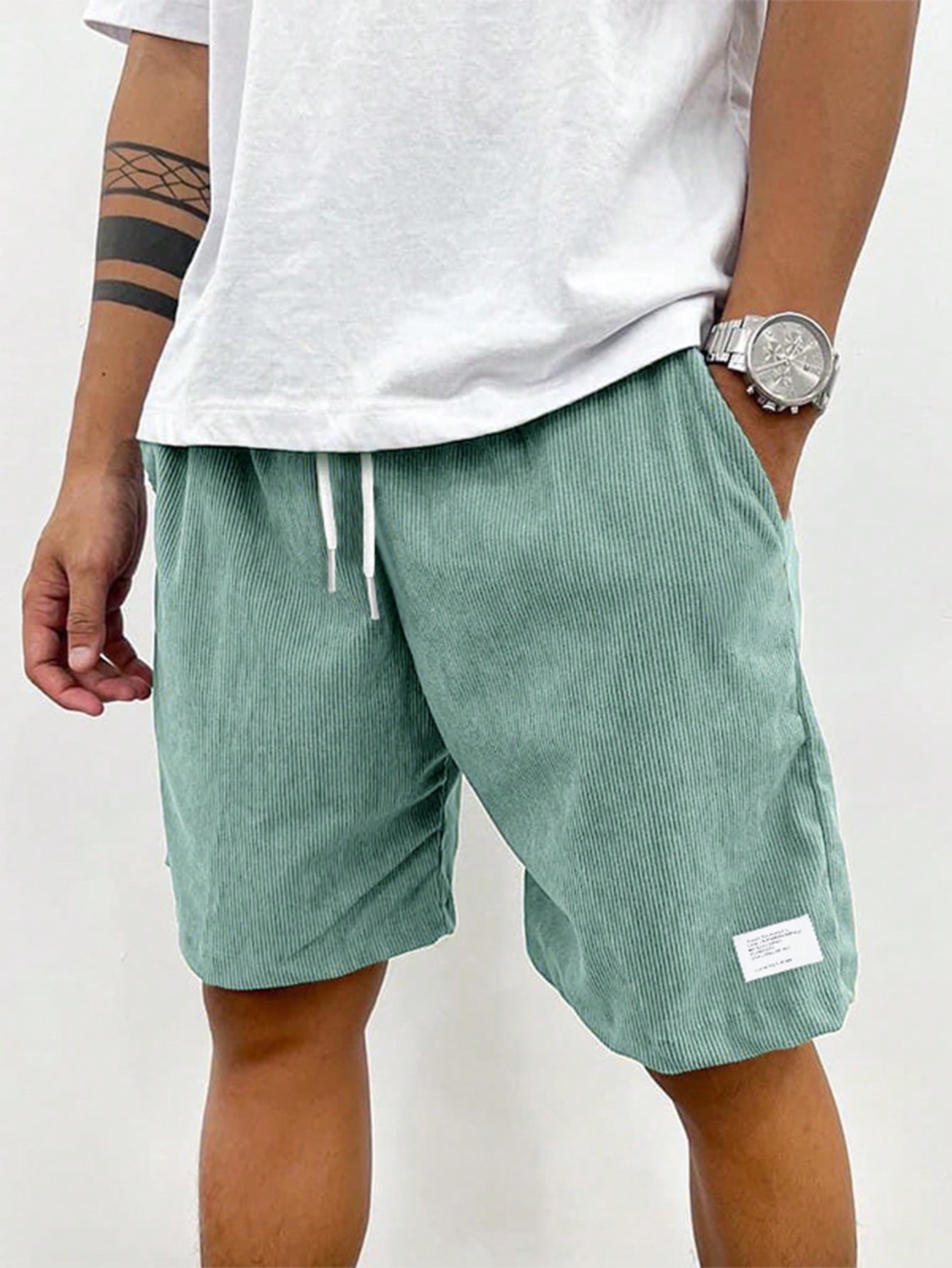 Lässige Cordshorts für Herren – Bequeme Passform mit eleganter Textur 8