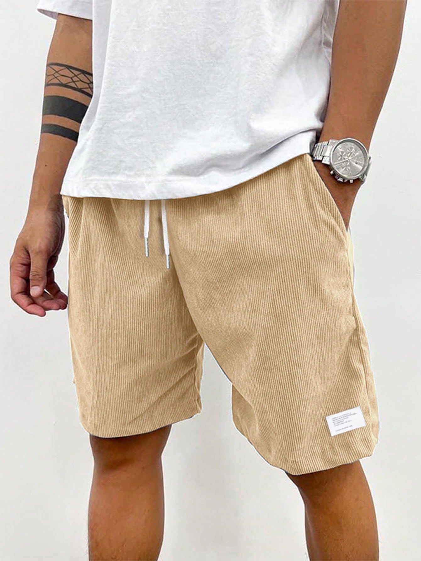 Lässige Cordshorts für Herren – Bequeme Passform mit eleganter Textur 9