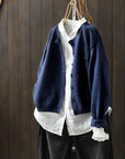 Lässige Strickjacke mit Praktischer Tasche für Eleganz 3