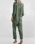 Lässiger Jumpsuit mit Knopfleiste für Eleganz 1