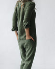 Lässiger Jumpsuit mit Knopfleiste für Eleganz 2