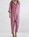 Lässiger Jumpsuit mit Knopfleiste für Eleganz 3