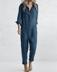 Lässiger Jumpsuit mit Knopfleiste für Eleganz 7