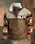 Lässiger Pullover mit Halbreißverschluss für Komfort 1