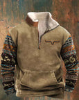 Lässiger Pullover mit Halbreißverschluss für Komfort 2
