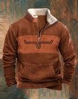 Lässiger Pullover mit Halbreißverschluss für Komfort 4